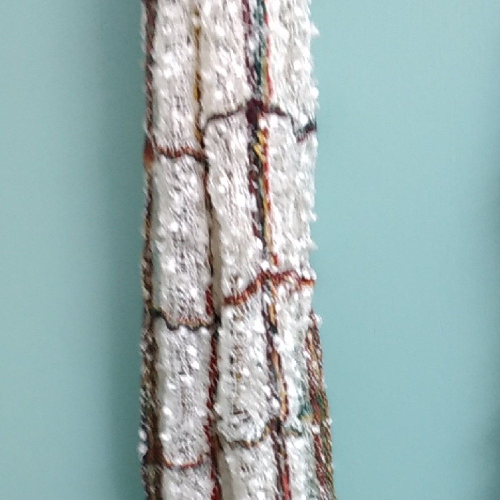 Cream and Brown Scarf - Picture 3 of 6